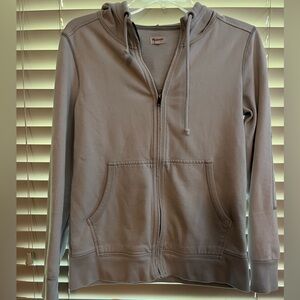 Madewell Zip Baby Blue Hoodie - XS